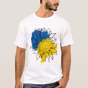 Ukraine Support Sunflower T-Shirt