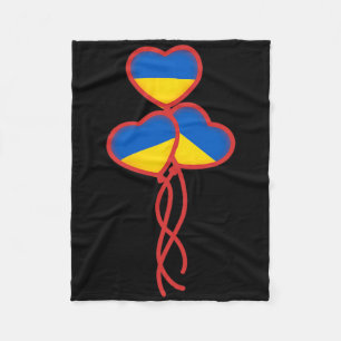 Ukraine Support Ukraine Flag Freedom Solidarity 2 Fleece Blanket
