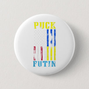 Ukraine Supports End War Promote Peace Ukrainian 6 Cm Round Badge
