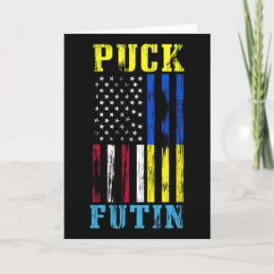 Ukraine Supports End War Promote Peace Ukrainian Card
