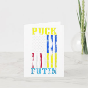 Ukraine Supports End War Promote Peace Ukrainian  Card