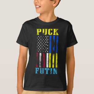 Ukraine Supports End War Promote Peace Ukrainian  T-Shirt