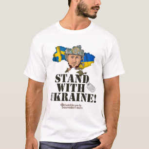 Ukraine Sweden Zelensky Stand With Ukraine  T-Shirt