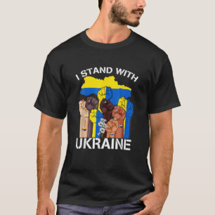 Ukraine T Ukrainian Flag Lover Support Ukraine Vin T-Shirt