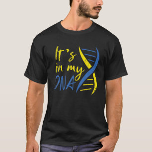 Ukraine Tee It´S In My-DNA Ukrainian-Born Flag Gif