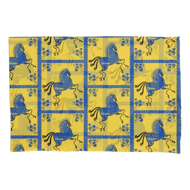 Ukraine Traditional Slavic Folk Art   Pillowcase (Front)