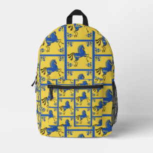 Ukraine Traditional Slavic Folk Art Printed Backpack