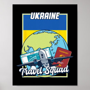 Ukraine Travel Squad Journey Glol Adventures Trave Poster