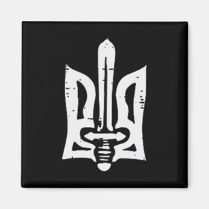 Ukraine Trident Sword Pocket Ukrainian Tryzub Wome Magnet