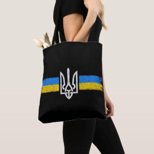 Ukraine Trident - Ukraine Flag Symbol Tote Bag