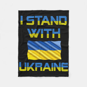 Ukraine Trident Ukraine Flag Ukrainian Flag Ukrain Fleece Blanket
