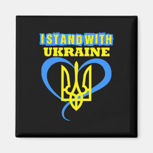 Ukraine Trident Ukraine Flag Ukrainian Flag Ukrain Magnet