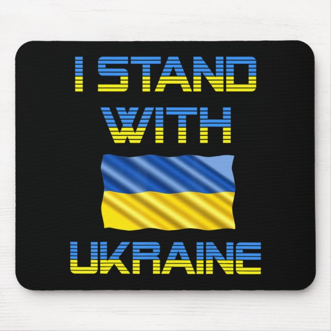 Ukraine trident Ukraine flag Ukrainian flag Ukrain Mouse Mat (Front)