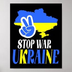 Ukraine Trident Ukraine Flag Ukrainian Flag Ukrain Poster