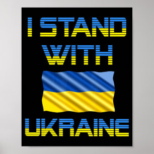 Ukraine trident Ukraine flag Ukrainian flag Ukrain Poster