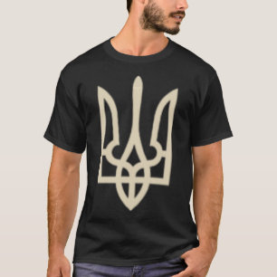 Ukraine Trident Ukrainian Coat Of Arms Flag T-Shirt