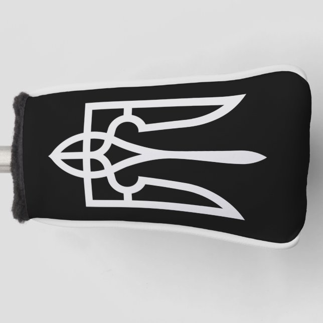 Ukraine Tryzub Golf Head Cover (Front)
