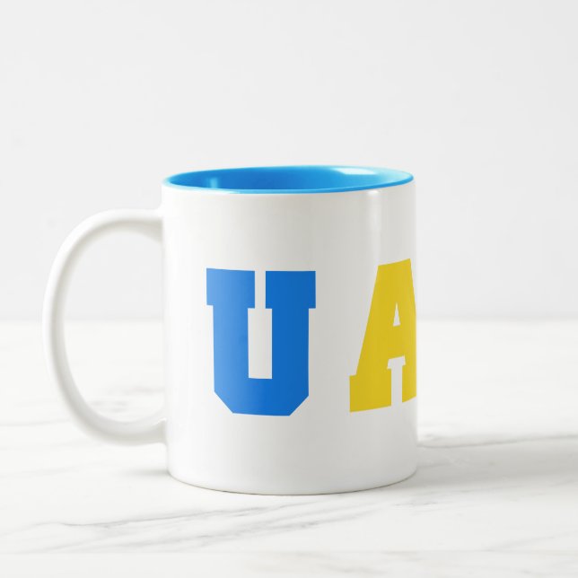 Ukraine Two-Tone Coffee Mug (Left)