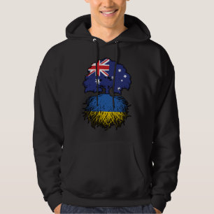 Ukraine Ukrainian Australian Australia Tree Roots Hoodie