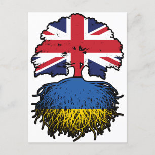 Ukraine Ukrainian British UK United Kingdom Postcard