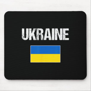 Ukraine Ukrainian Flag For Men Women Youth Kids Mouse Mat