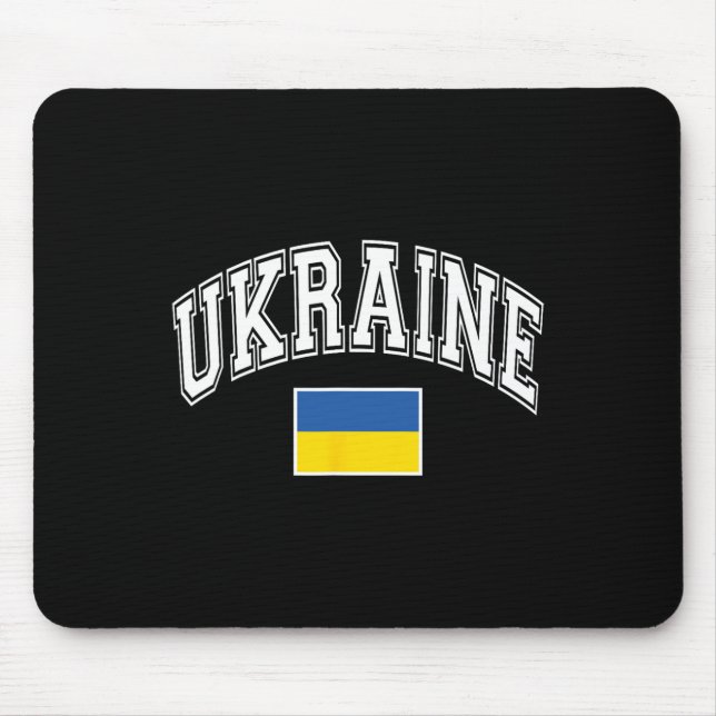 Ukraine Ukrainian Flag Graphic 2  Mouse Mat (Front)