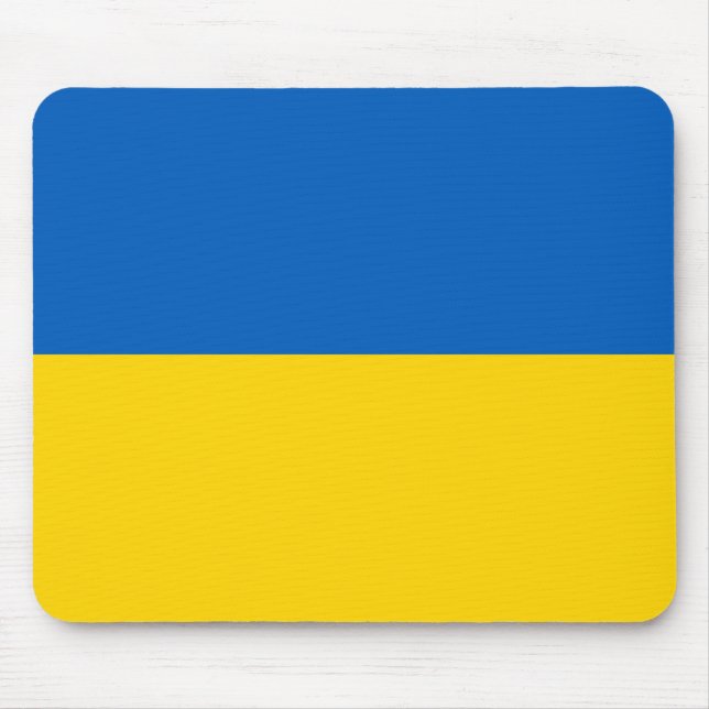 Ukraine (Ukrainian) Flag Mouse Mat (Front)