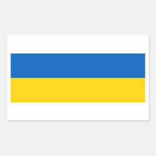 Ukraine/Ukrainian Flag Rectangular Sticker