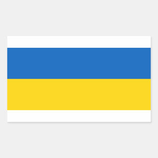 Ukraine – Ukrainian Flag Rectangular Sticker