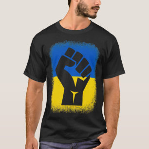 Ukraine Ukrainian Flag Stand With Ukraine DNA Pul T-Shirt