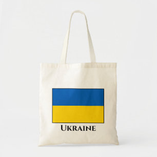 Ukraine (Ukrainian) Flag Tote Bag