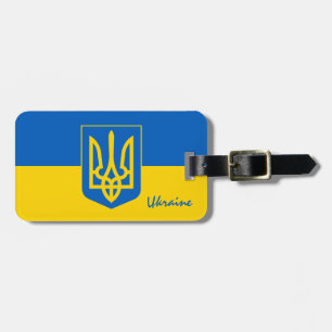 Ukraine & Ukrainian flag travel, holiday /sports Luggage Tag