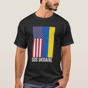 Ukraine Ukrainian Flag Ukraine Flag Pride Sos T-Shirt