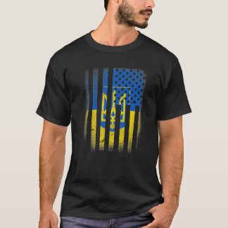 Ukraine Ukrainian Flag Ukrainians Gift T-Shirt