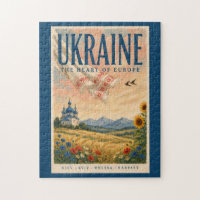 Ukraine Ukrainian Landscape Illustration Travel