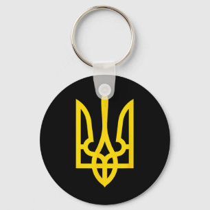 Ukraine Ukrainian National Trident Support Democra Key Ring