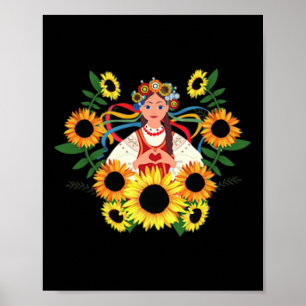 Ukraine Ukrainian Support Ukraine I Stand With Ukr Poster