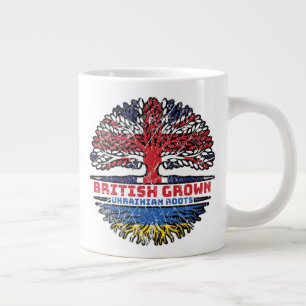 Ukraine Ukrainian Uk United Kingdom British Tree Large Coffee Mug