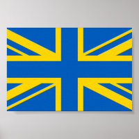 Ukraine Ukrainian United Kingdom UK British Flag