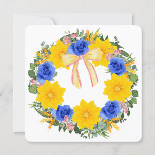 Ukraine Ukrainian Wreath Flowers Faith Hope