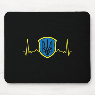 Ukraine Ukrainians Ukrainian Kiev Trysub Flag 13  Mouse Mat