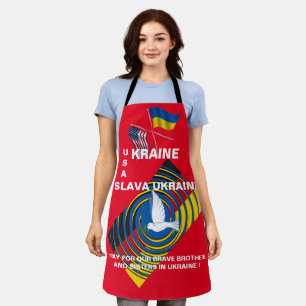 UKRAINE USA APRON