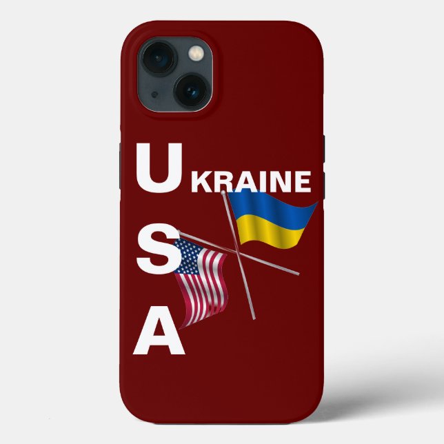 UKRAINE USA   Case-Mate iPhone CASE (Back)