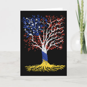 Ukraine Usa Friendship America Ukrainian Roots Card