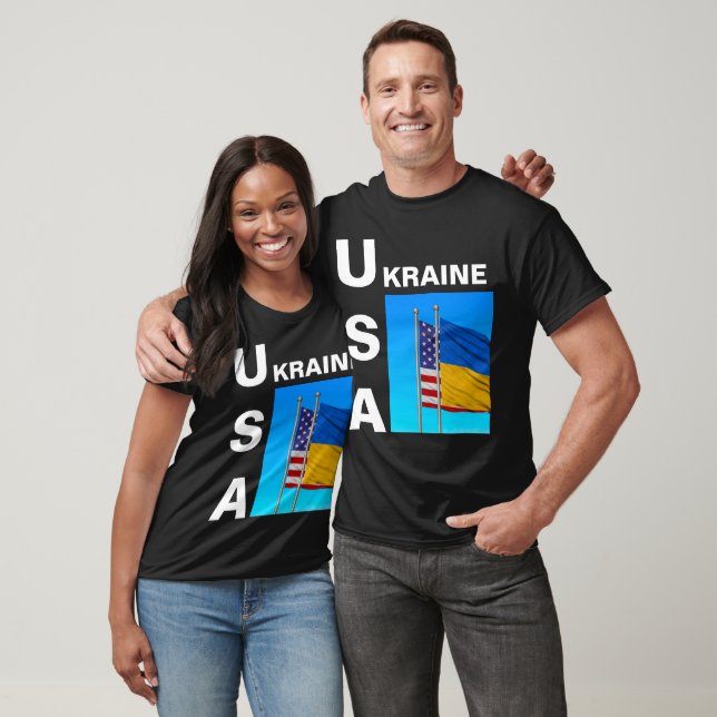 UKRAINE USA T-Shirt (Unisex)