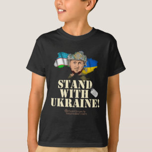 Ukraine Uzbekistan Volodymyr Zelenskyy Stand With T-Shirt
