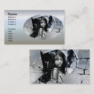 Ukraine War on Children Business Card