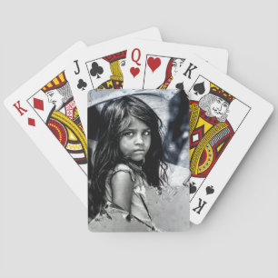 Ukraine War on Children Playing Cards