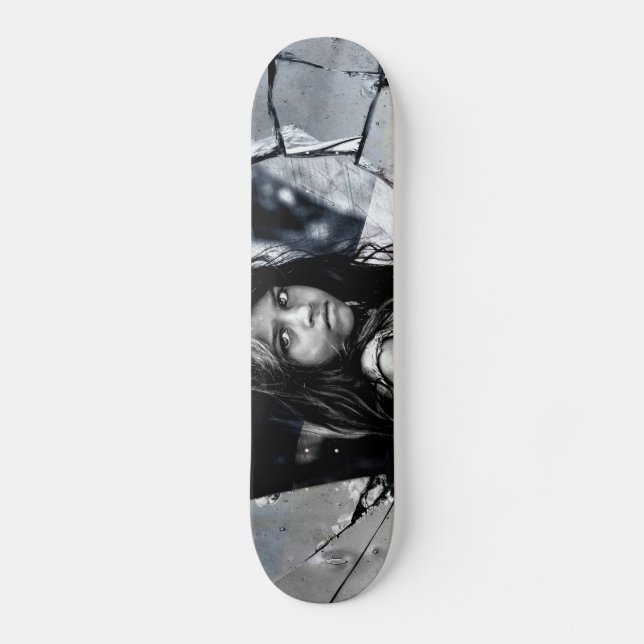 Ukraine War on Children Skateboard (Front)