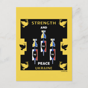 Ukraine war victory postcard